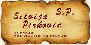 Silvija Pirković vizit kartica